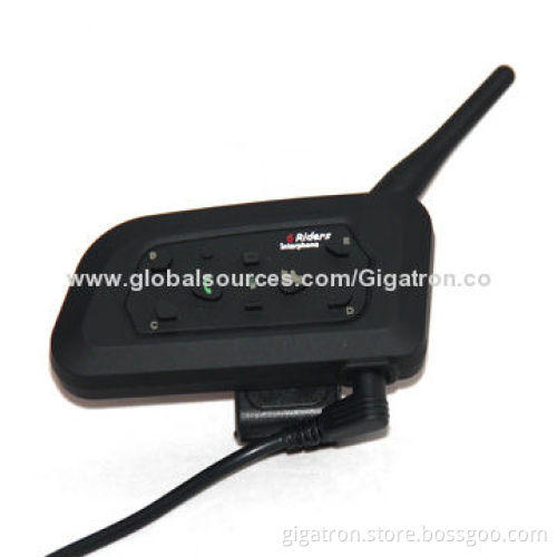 Bluetooth Helmet Intercom, Up to 6 Riders Inter-communication
